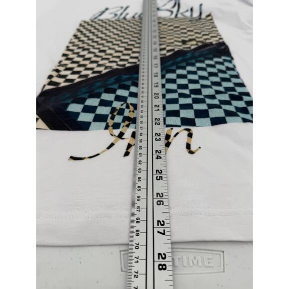 NWT Blue Sky Inn Check Pool Long Sleeve White T-Shirt Men's Size SMALL - Picture 12 of 12